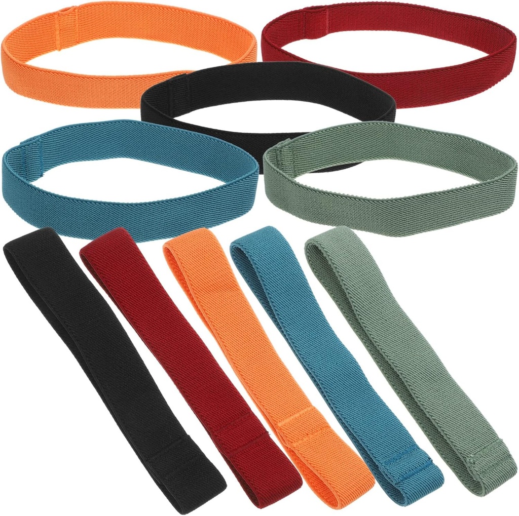 UPKOCH Bento Box Straps 10Pcs Elastic Bands for Lunch Box Fixing Lightweight Durable Nylon Meal Prep Carrying Bands Compact Size for Easy Storage