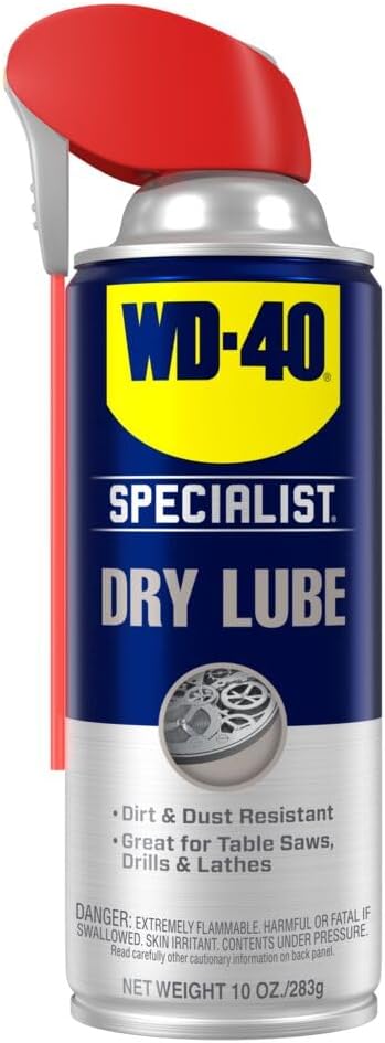 WD-40 Specialist Dry Lube with SMART STRAW SPRAYS 2 WAYS, 10 OZ