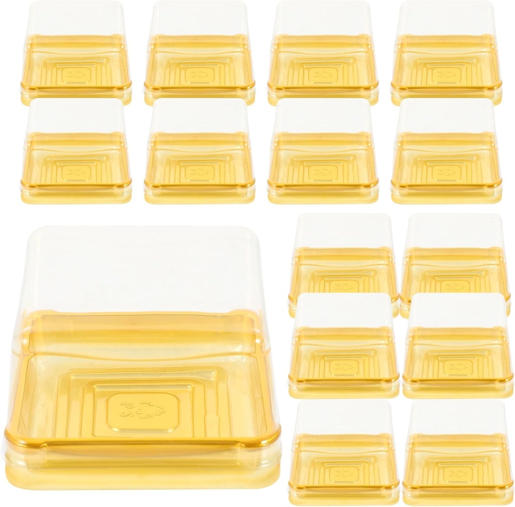 50pcs Dome Cake Wrapping Boxes Compact Dessert Containers for Moon Cakes Pastries and Cupcakes Safe Easy to Carry