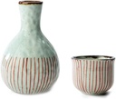 Sake Set of Cup, Wine Glass Set,Ceramic Cups, Crafts Wine Glasses,Japanese Retro Ceramic Cups Crafts Wine Glasses