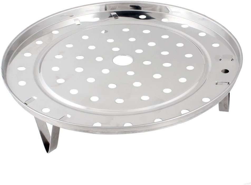 Cooking Round Stainless Steel 8.5 Inch Diameter Steaming Rack w Stand