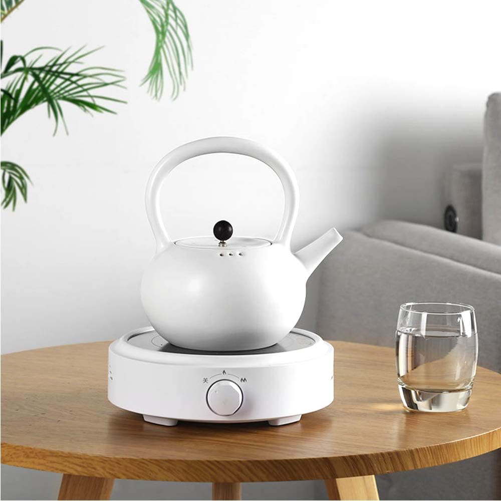 Small Electric Stove 800W Portable Countertop 6.7" Hot Plate Multifunctional Home Coffee Tea Water Heater