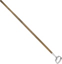 Haliaeetus Hula Hoe, 58'' Stainless Steel Stirrup Hoe, Action Hoe for Weeding in Push-Pull Motion, Scuffle Hoe with Comfortable Wood Long Handle for Standing to Weed on Flower Bed and Between Plants