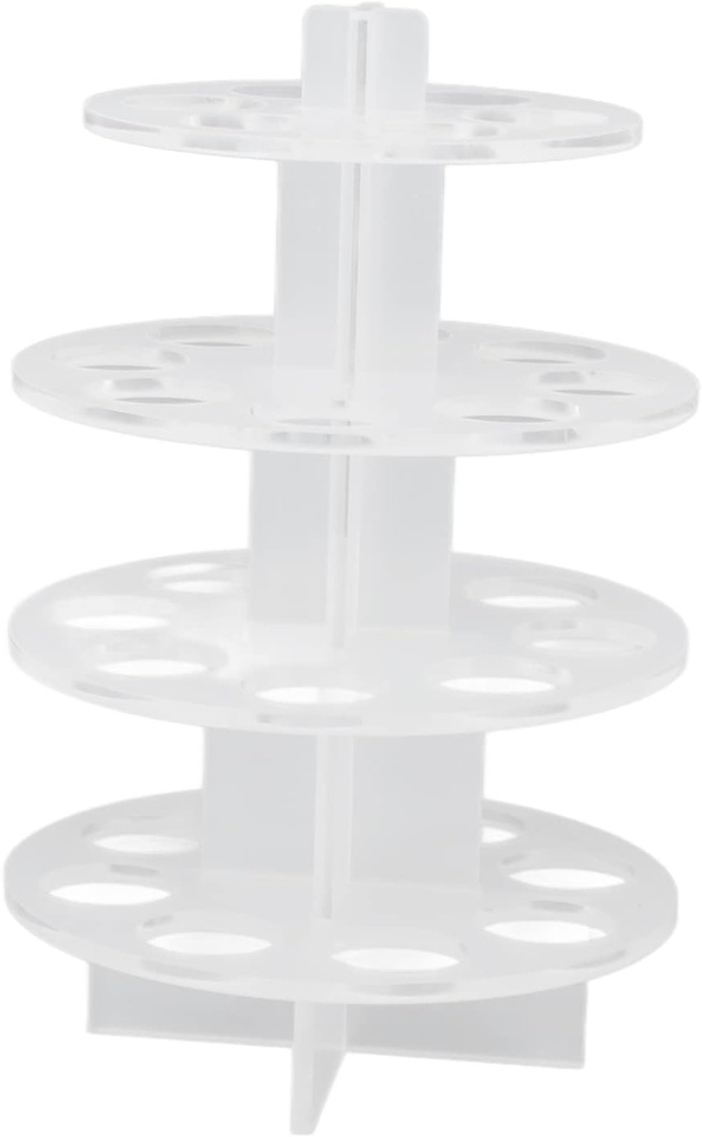 30 Holes Acrylic Coffee Carousel Pod Holder, Durable Coffee Pod Organizer Rack, Modern Design for Home Office, Keeps Countertop and Organized