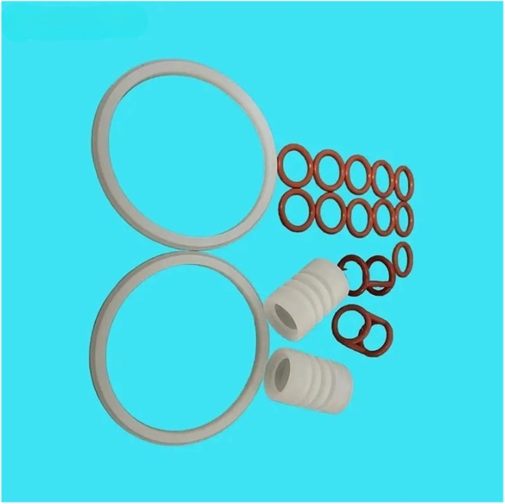 Ice Cream Machine Accessories, Compatible For BQL Soft Ice Cream Machine Outlet Valve Complete Set Of Sealing Ring Components, 2pc Corrugated Sleeve, 2pc Outlet Valve Large Sealing Ring, 2pc H-ring, A