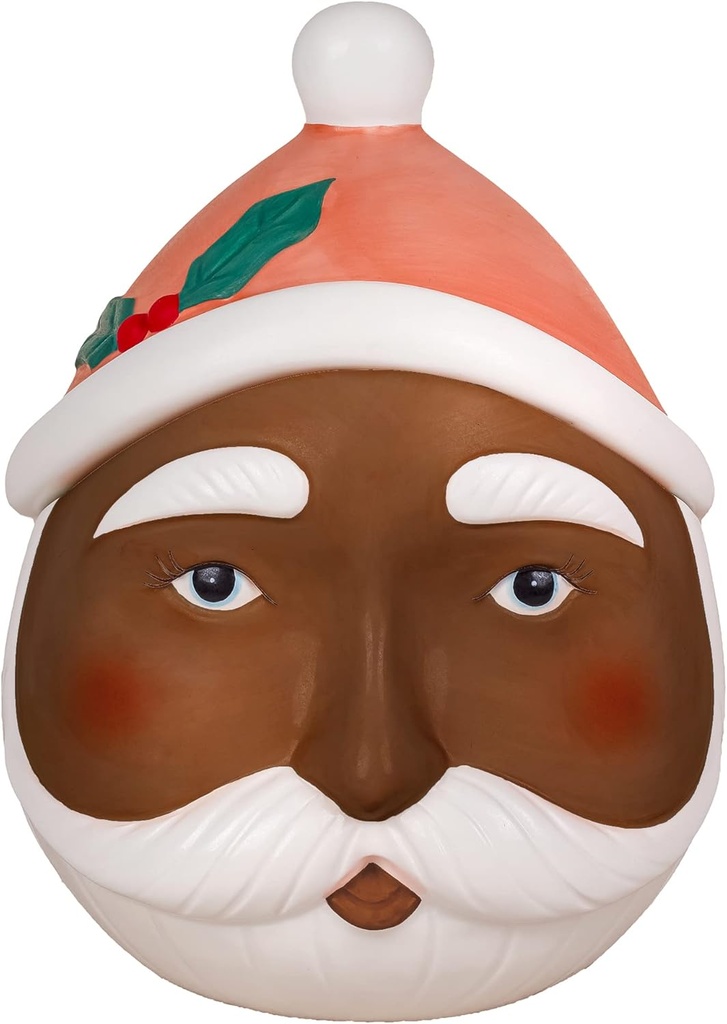 National Tree Company HH75-HC21537-2 Decorative Christmas Jar, Pink