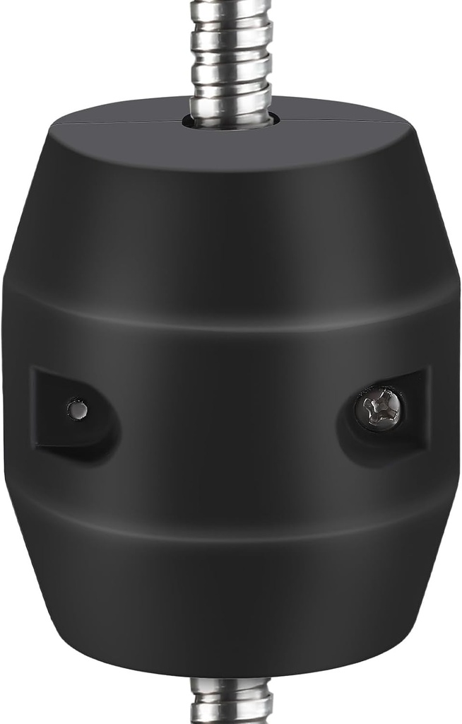 Gatuida Kitchen Faucet Gravity Ball, Black Pull-Down Hose Weight, Plastic Replacement Ball for Bathroom Sink, 2.51 x 2.12 Inches