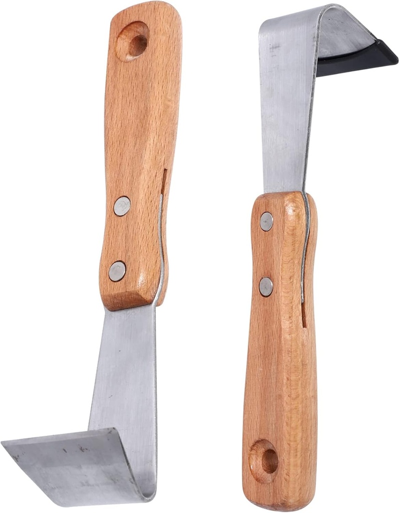 GANAZONO Fruit Tree Grafting Tool Bark Spud Debarking Tool Log Peeler Draw Shave Knife Garden Fruit Tree Bark Removal 2pcs Stripping Cutting Tool Woodworking Supplies Woodworking Tool