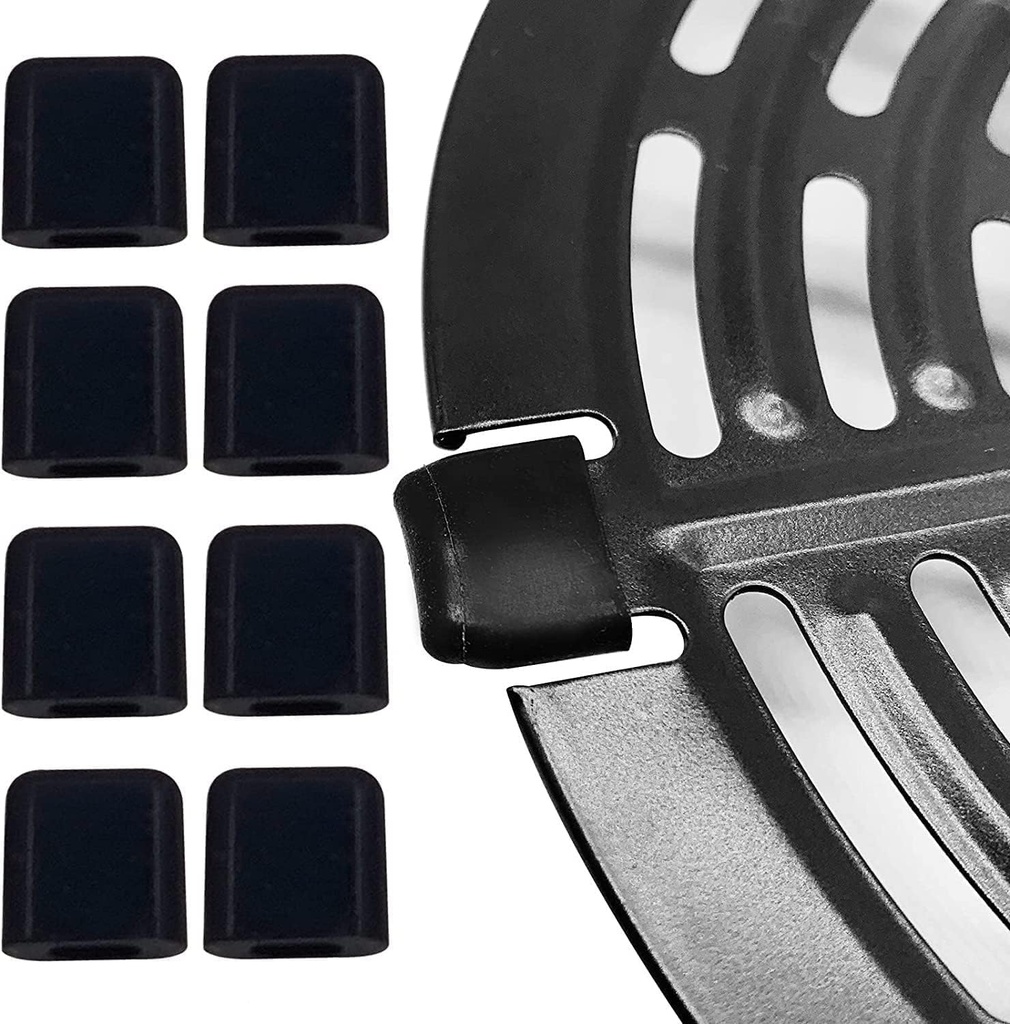 8PCS Air Fryer Rubber Bumpers for 2QT 2.6QT 3.7QT 5QT 6QT Air Fryers, Upgraded Air Fryer Silicone Rubber Spacers, Rubber Pieces, Rubber Tabs, Rubber Tips, Rubber Stoppers for Air Fryer Tray