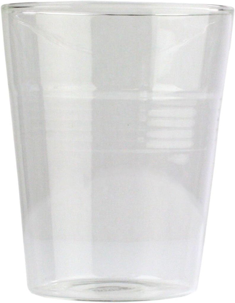 Sturdy 18 oz Retro Drinking Glasses Set 6 | Mid Century Modern Bar