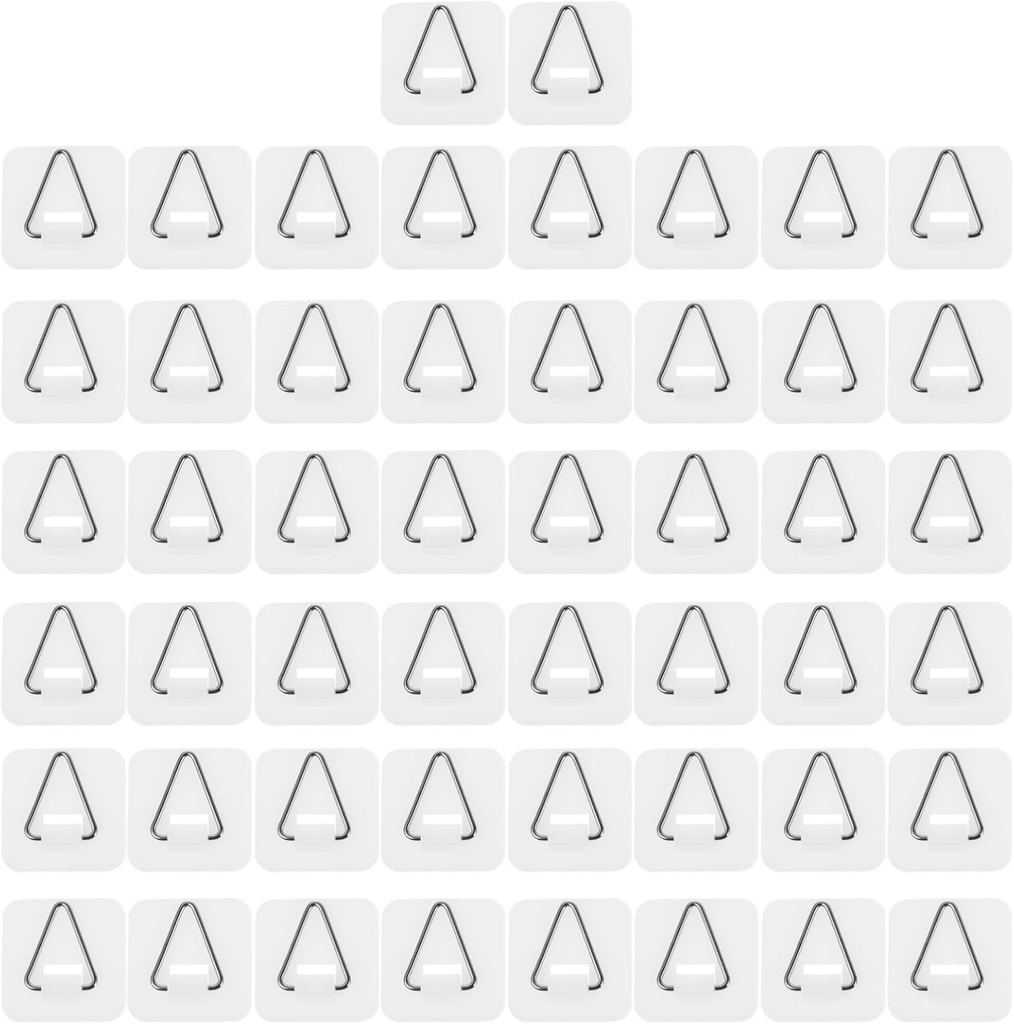 100pcs Invisible Plate Hangers Multi-use Vertical Dish Holders for Small Plates for Kitchen Display and Storage