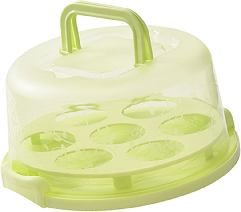 Cake Storage Box With Covers Handle Unique Container For Cakes Cup Cakes And Desserts In Travel