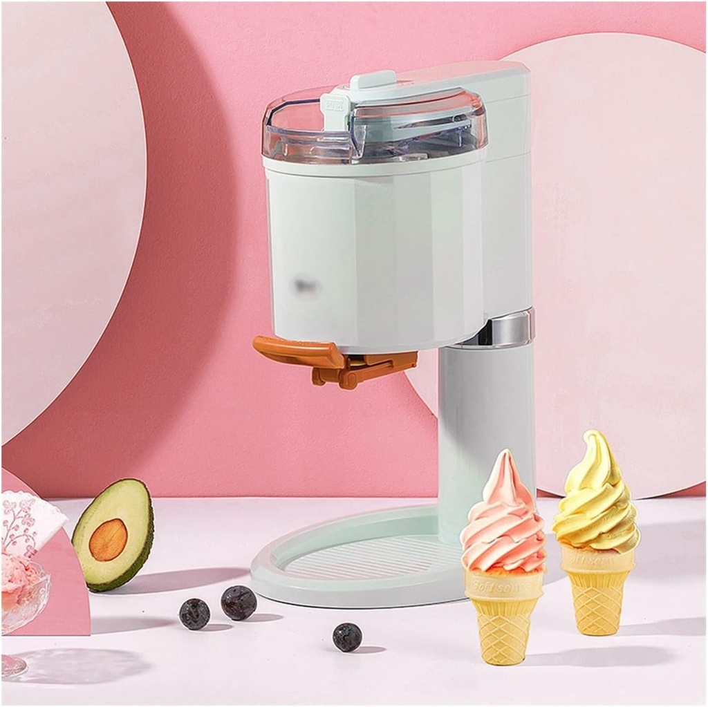 HEXEH Ice Cream Maker Ice Cream Machine Small Children's Homemade Fruit Yogurt Cone Ice Cream Machine Fully Automatic Ice Cream Machine Ice Cream Machine