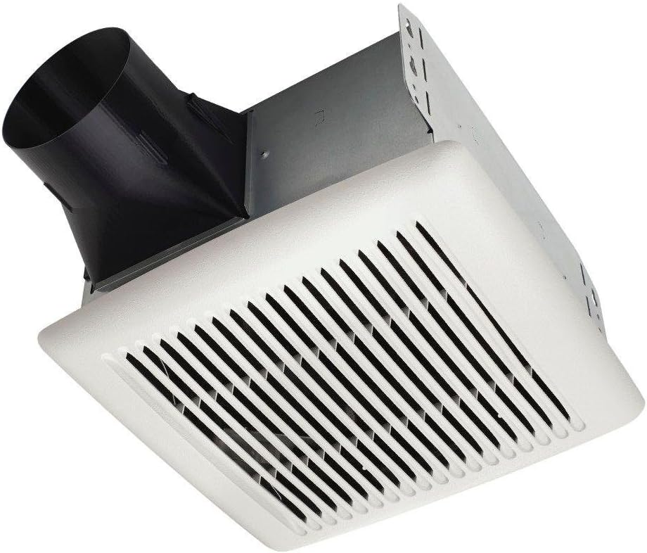 Broan-NuTone AE80B Bathroom Exhaust Fan with Roomside Installation, ENERGY STAR Certified, 80 CFM, 1.5 Sones, White