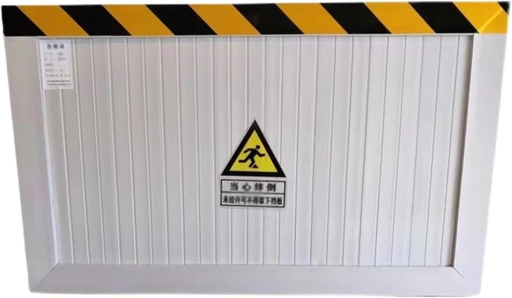 Flood Protection Barriers for Garage Door 11 25 24 Inch Tall Flood Barrier Shield, Reusable Aluminum Flood Control Flap with High Reflective Tape for Outdoor/street/Warehouse/Garage, Front Doors Seal