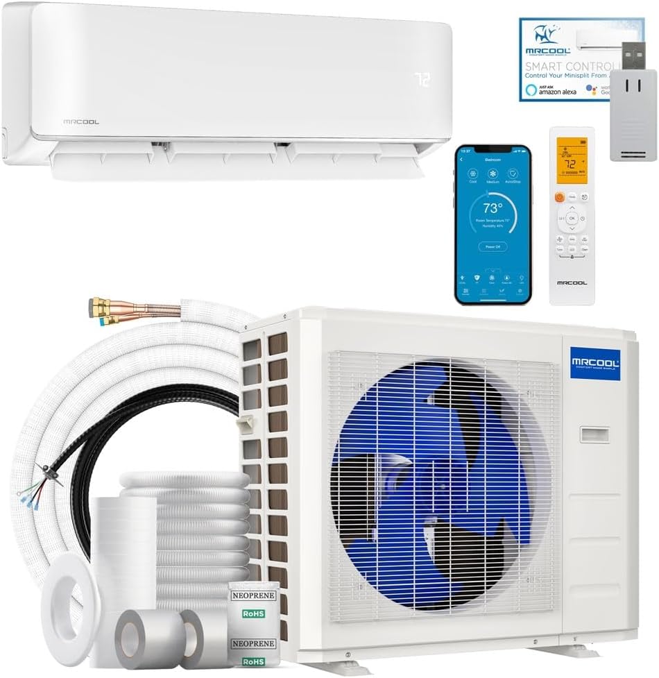 MrCool DIY 24k BTU 22.7 SEER2 Ductless Mini Split AC & Heat Pump 5th Generation - Energy Star 230v with 1 YR Labor Warranty by IWAE