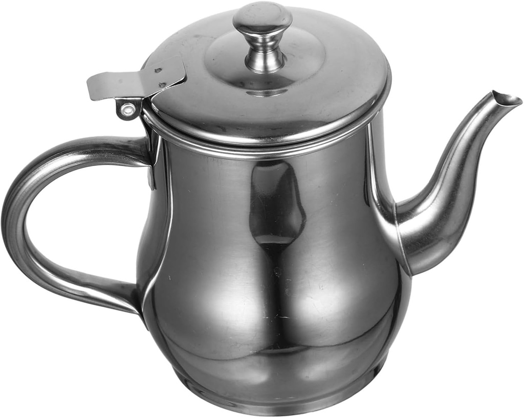 2pcs Oil Pot Design Stainless Steel Material Oil Vinegar Dispenser Easy to Use