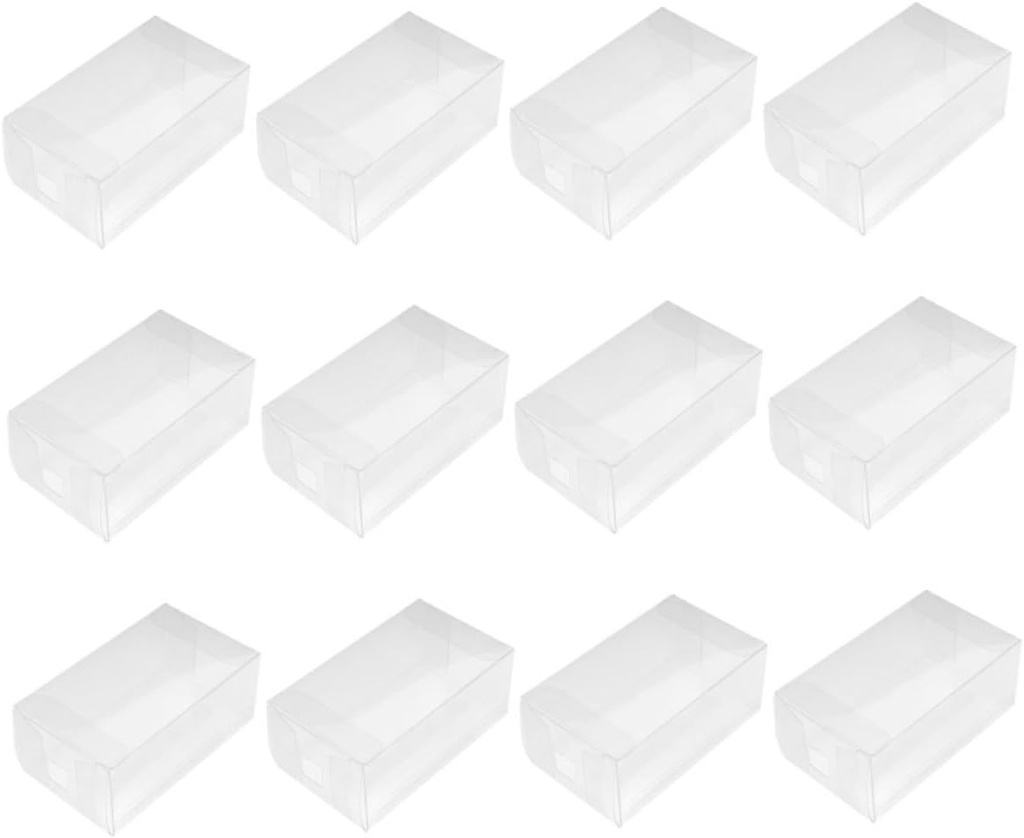 Alipis 12pcs Cake Carrying Boxes Dessert Holders for Tiramisu and Pastries for Sharing Treats