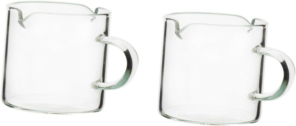 2pcs - Cups Double Beak Design for Afternoon Tea and Convenient Handle for Comfortable to Hold Each