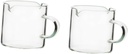 2pcs - Cups Double Beak Design for Afternoon Tea and Convenient Handle for Comfortable to Hold Each