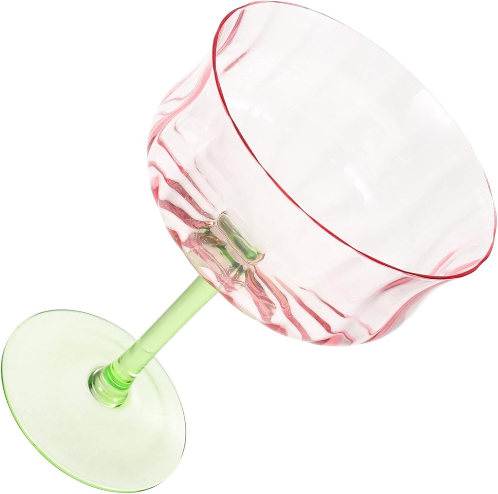 ABOOFAN Cocktail Glass Decorative Wine Goblet Glass Cup Party Goblet Household Barware