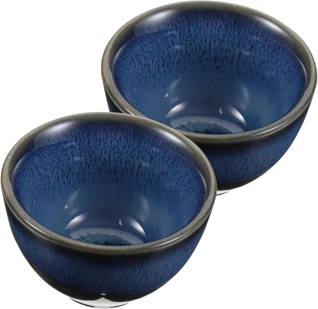 2pcs Japanese Style Tea Cup Set Ceramic Sake Cups Lid Asian Design for Wine Tea Elegant Drinking Utensils