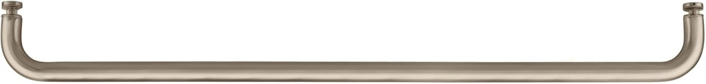 CRL 24" Brushed Nickel (BM Series) Single-Sided Towel Bar Without Metal Washers