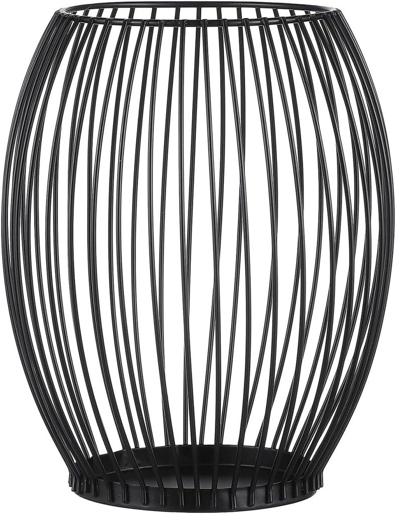 Luxshiny Coffee Pod Holder, Metal Espresso Pod Baskets Black Wire Baskets for Counter Small Space Storage Station Organizer Coffee Bar Accessories - 5.31"W x 6.09"H