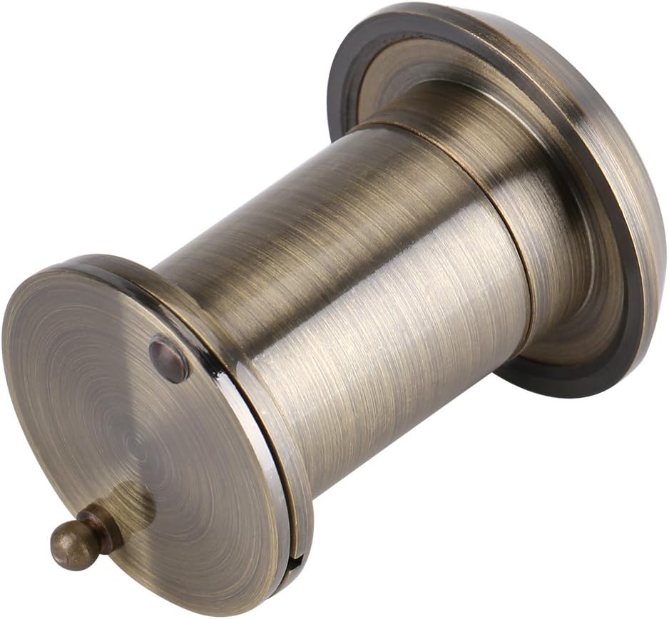 Home Door Viewer,Home Security Viewer,Home Security Optical Glass 220 Degree Wide Angle Door Scope Viewer (Antique Brass)