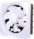 Wall Mounted Exhaust Fan Ventilation Extractor Household Exhaust Fans Ventilation Fan Low Noise 10 Inches, White