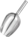 Stainless Steel Shovel Scoop for Candy Nuts and Ice Cream for Easy Serving and Food Preparation