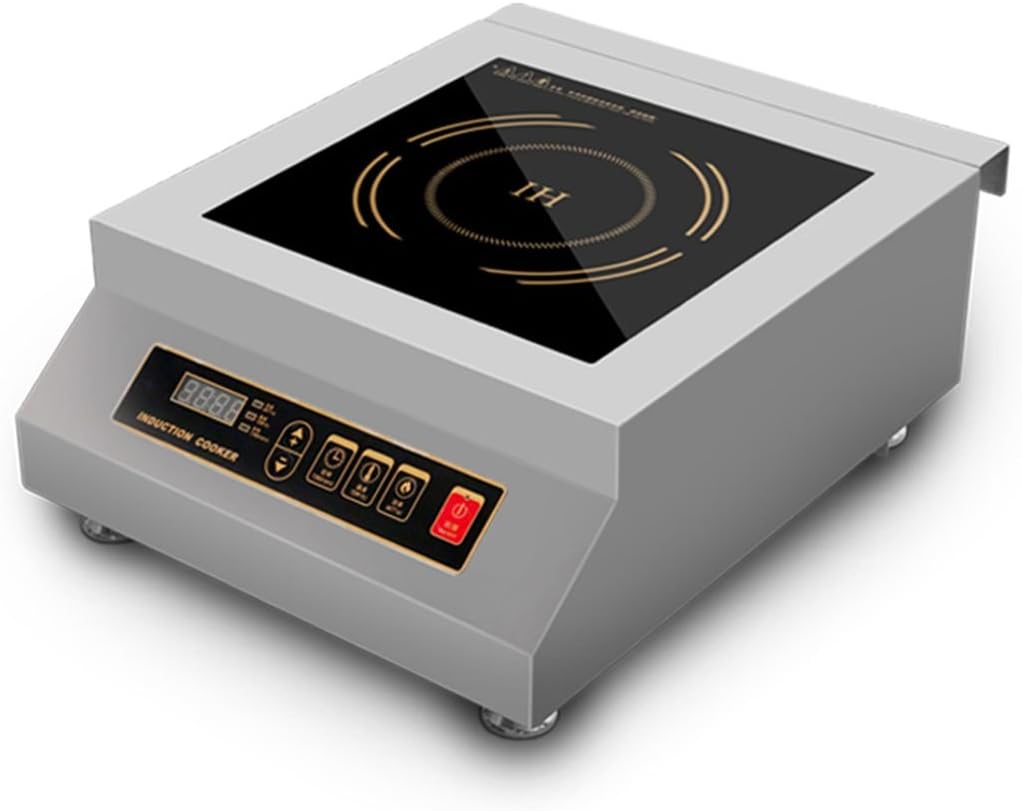 5000W Commercial Restaurant Electric Induction Cooktop Stainless Steel Frame, Induction Stove