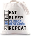 JNIAP Clinical Research Tote Bag Clinical Research Coordinator Gifts Clinical Research Nurse Assistant Gifts