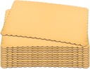 ZOENHOU 36 PCS 9 x 12 Inch Rectangle Cake Board, 1/10 Inch Gold Cake Cardboard, Greaseproof Cake Base Boards, Rectangular Cake Sheet for Cake Decorating, 1 Roll Ribbon