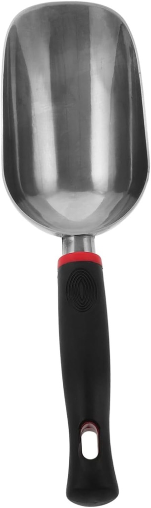 Garden Tool Hand Shovel Multi Purpose Soil Scoop for Ice Dirt and Food Ergonomic Design for Tasks Durable Metal Construction Versatile Leaf Scooper