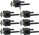 1pc Keyed Entry Door Lever & 6pc Privacy Door Levers
