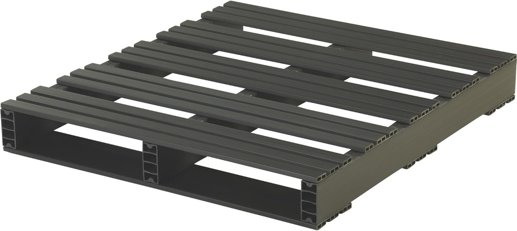 Jifram 05000092 36-Inch by 32-Inch 2-Way Entry Recycled Plastic Pallet with 2000 Pound Weight Capacity