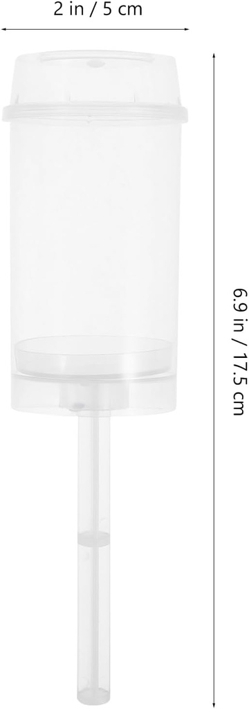 30pcs Clear Round Push-up Cake Holders with Lids Plastic Cake Shooter Containers for Baking and Party Treats for Push-up Cakes and Desserts