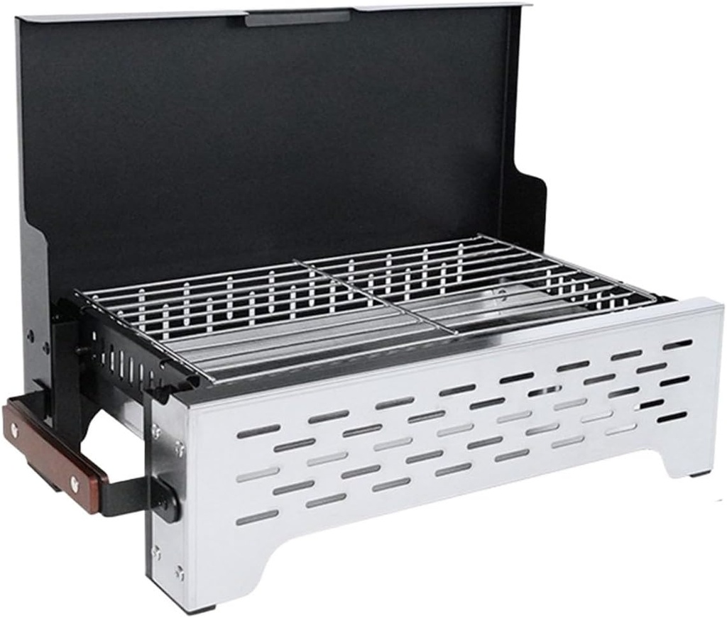 Barbecue Charcoal Grill Charcoal Grill BBQ Grill Folding Portable Lightweight Barbecue Grill Tabletop For Picnics Portable Charcoal Grill