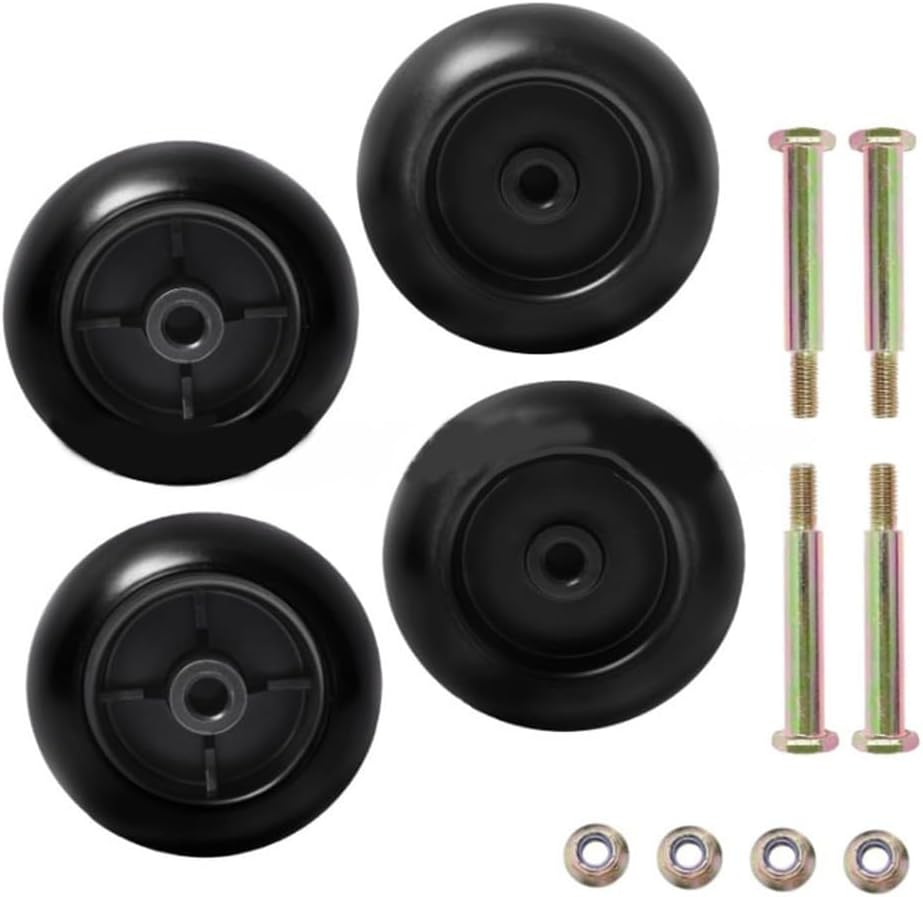 Upgrade Your Lawn Mower with This 4 Pack Deck Wheel Kit Compatible with For 532133957, 3471700, 1700184, 1120677