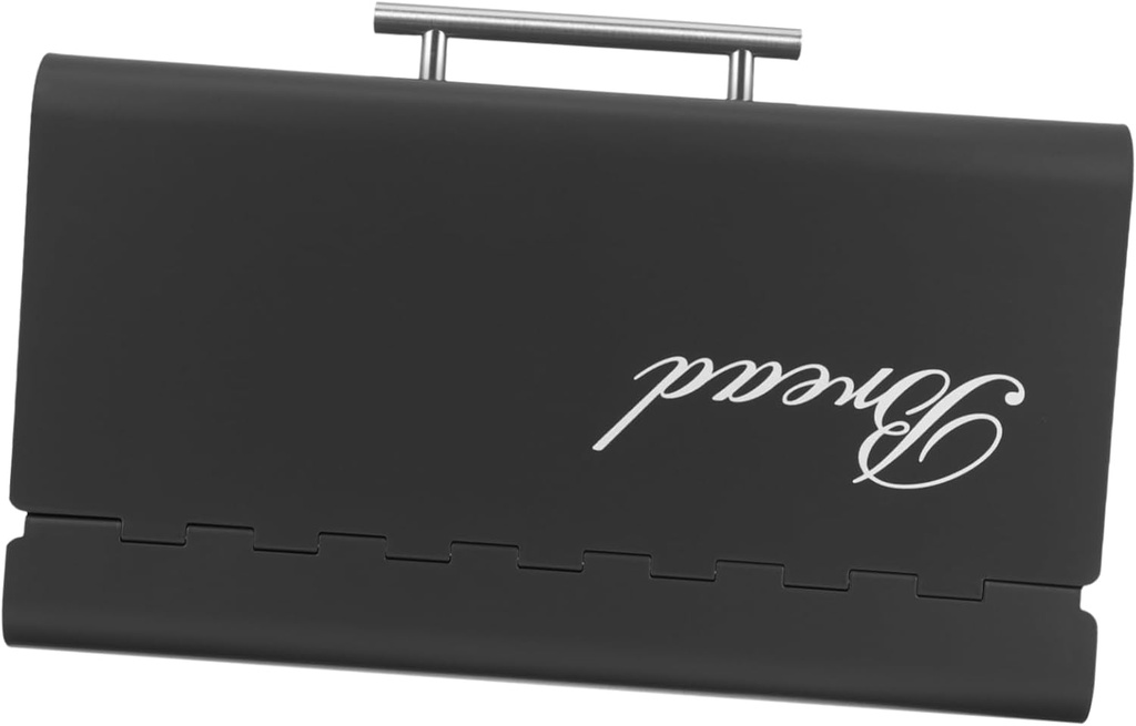 Ciieeo Multi-functional Bread Container Metal Bread Box Lid Kitchen Storage Bin Holder for Household