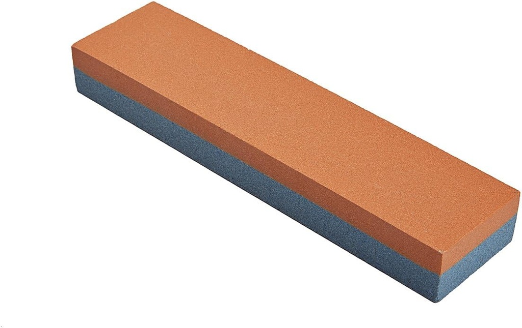 Bora 8 inch Sharpening Stone For Knife Sharpening, Two Sided Whetstone Fine Coarse Combination Aluminum Oxide Wet Stone for Honing Woodworking Tools 501060