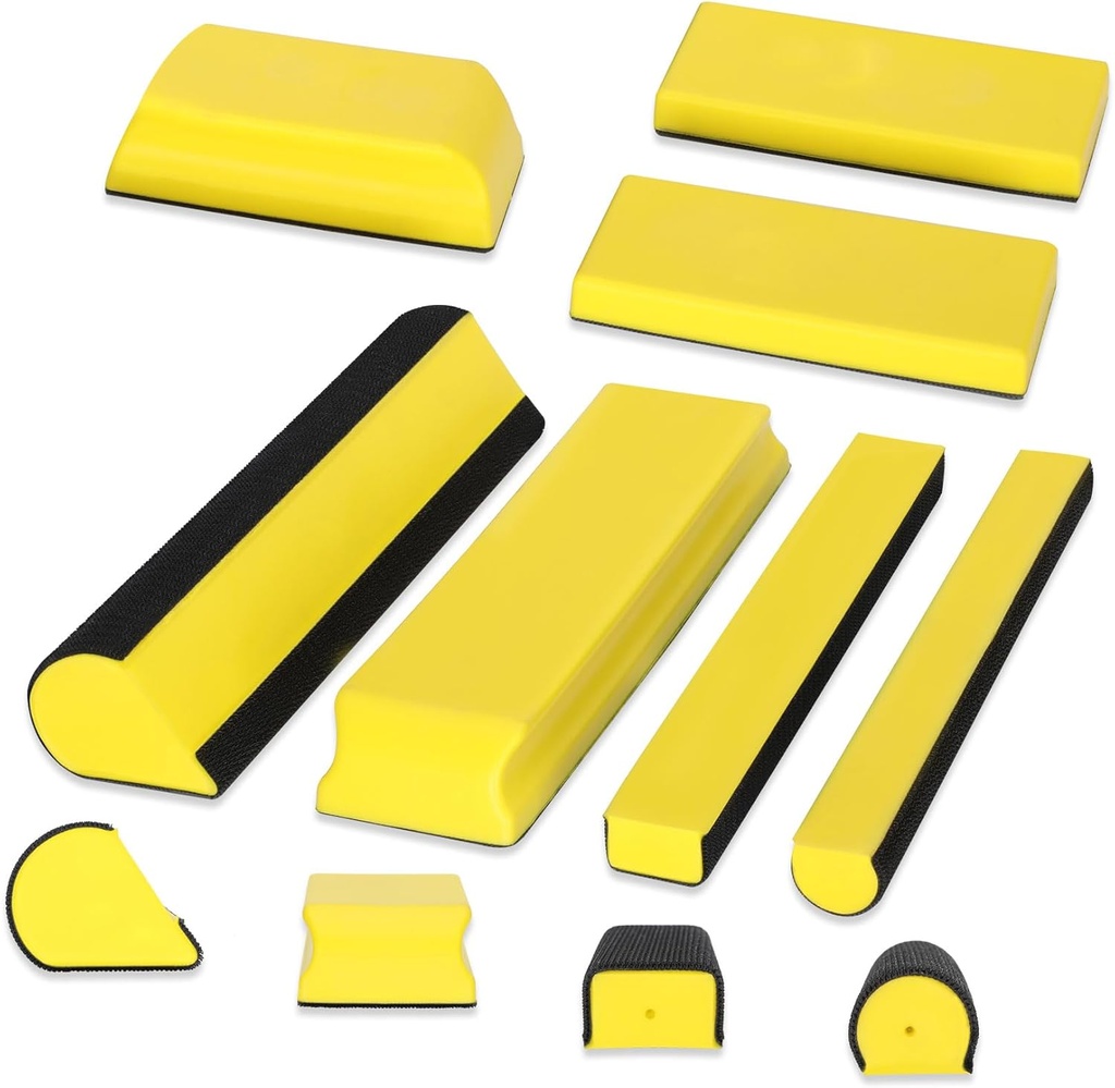 Sanding Blocks Auto Body, auto body sanding block, Hand Sanding Block Set 7pcs, Sanding Blocks Auto Body Replaces 3M Sanding Block, fit for Woodworking, Automotive Body and Crafts Polishing