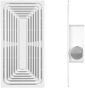 Ventilation fan Lighting 2-in-1 Bathroom Kitchen High-power Ventilation Fan 30x60cm Universal Ceiling Exhaust Fan Bathroom