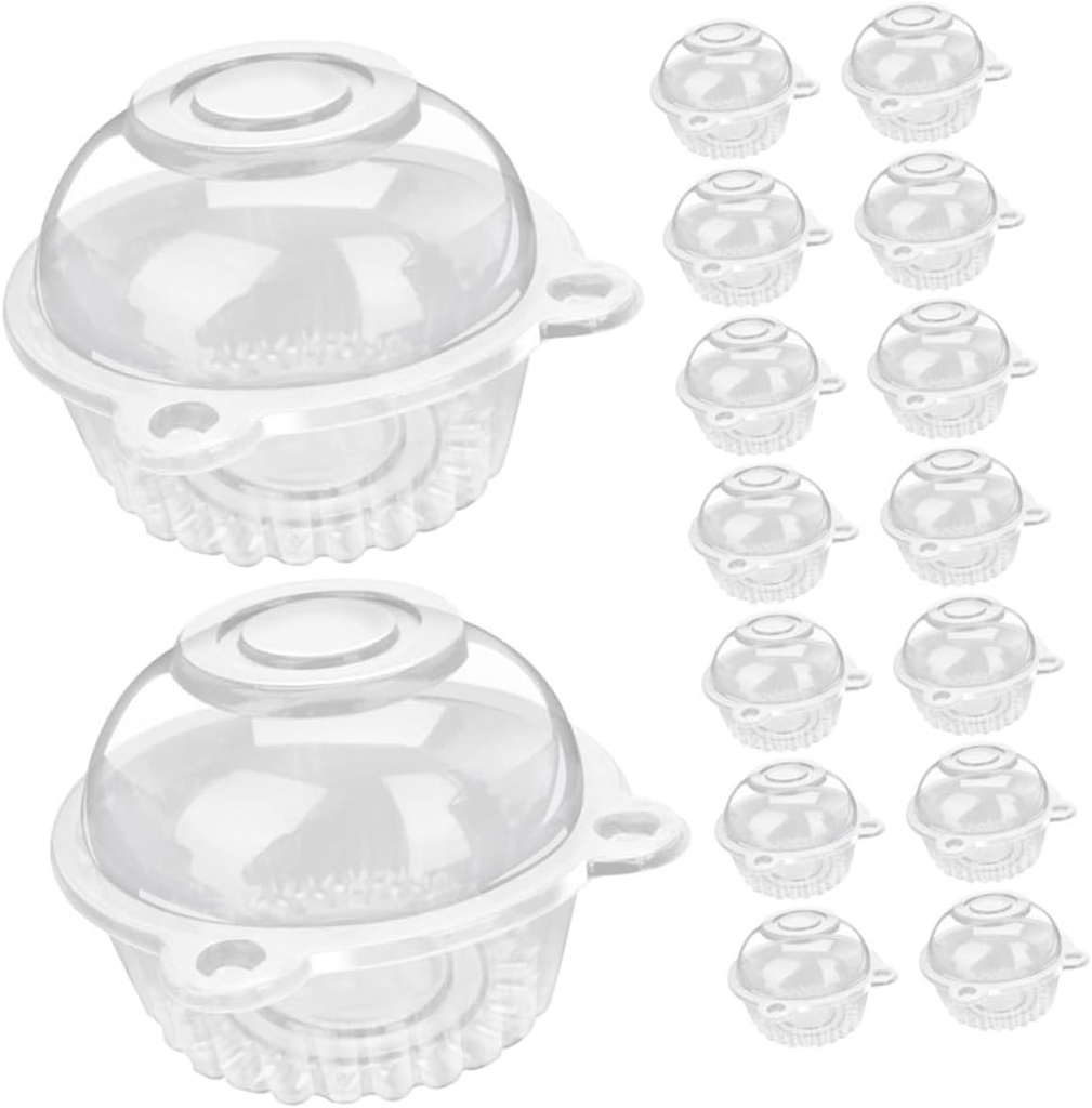 Cabilock 100pcs Dessert Cups Cupcake Carriers Cake Boxes Muffin Cake Box Mousse Cups Party Accessory