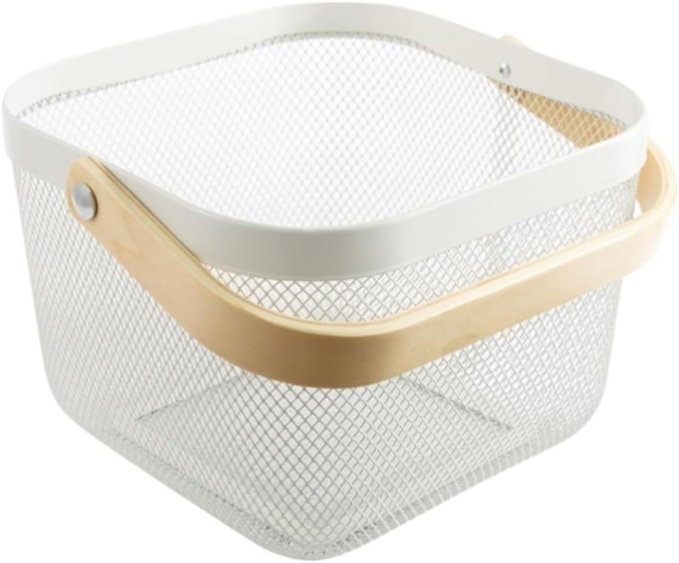 Fruit Bowl Fruit Basket For Kitchen Mesh Steel Storage Organizer Basket Multi-Functional Metal Wire Hanging Kitchen Baskets Fruit Basket Fruit And Vegetable Storage ( Color : B , Size : 25*25*18cm )