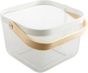 Fruit Bowl Fruit Basket For Kitchen Mesh Steel Storage Organizer Basket Multi-Functional Metal Wire Hanging Kitchen Baskets Fruit Basket Fruit And Vegetable Storage ( Color : B , Size : 25*25*18cm )