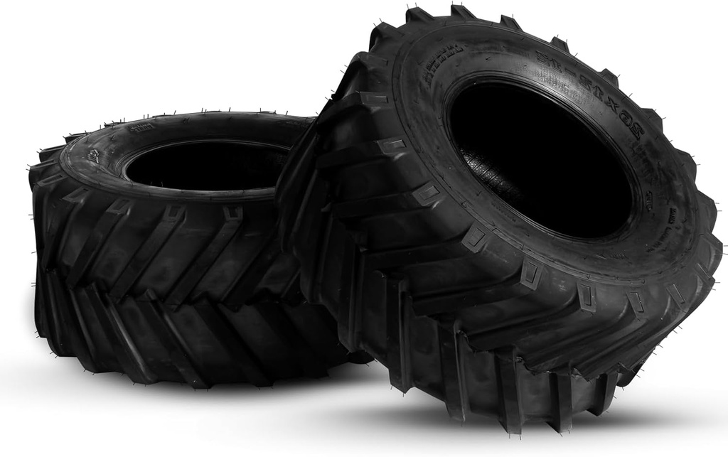 26x12.00-12 Lawn Mower Tractor Tires 26x12x12 Lawn & Garden Mower Turf Golf Cart Tires Tubeless 4 Ply Pack of 2