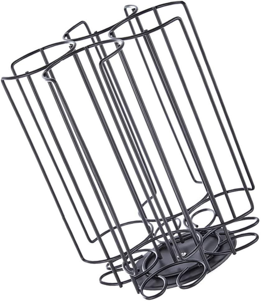 Zerodeko 1pc Large Capacity Rotation Coffee Capsule Stand Display Rack for Home Kitchen Compact Organizer for Capsule Coffee Multi-sided Storage and Living Spaces