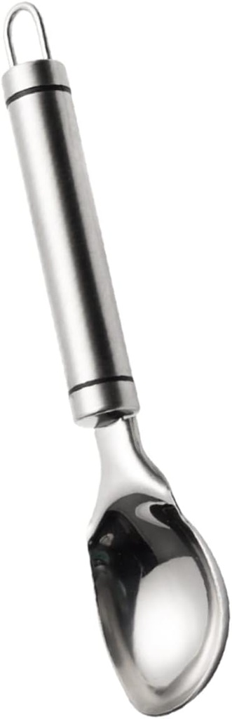 Ice Cream Spoons Long Handle Stainless Steel Ice Scoop for Cone Creative Dessert Spoon Easy to Clean